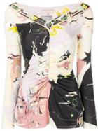 Emilio Pucci Hollywood Prints Blouse - Nude & Neutrals