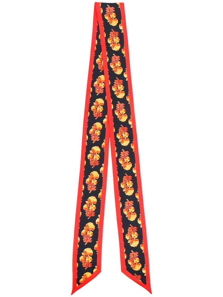 Chloé Floral Pattern Scarf - Red