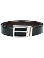 Salvatore Ferragamo - Classic Slim Belt - Men - Calf Leather - 105, Black, Calf Leather
