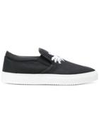 Marcelo Burlon County Of Milan Palm Tree Slip-on Sneakers - Black