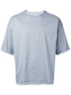 En Route - Contrast Detail T-shirt - Men - Cotton - 3, Grey, Cotton