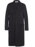 Jw Anderson 3/4 Length Jacket With Drawstring Details - Blue