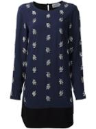 Tanya Taylor Embellished Leaf Dress