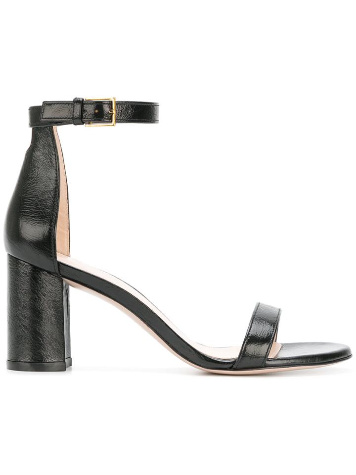 Stuart Weitzman Less Nudist Sandals - Black