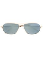 Matsuda Oval Frame Sunglasses - Metallic