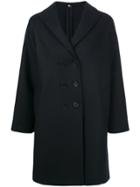 Numerootto Double Breasted Coat - Blue