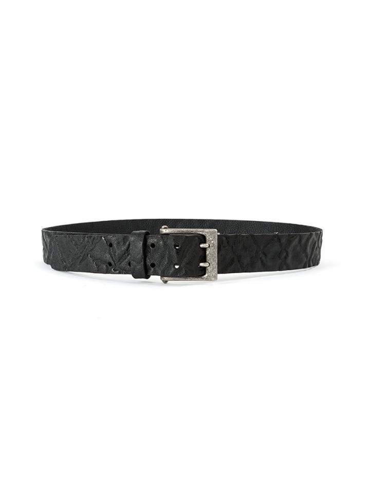 Ivo Scunzani Textured Belt - Black