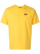 Dust Embroidered Logo T-shirt Dress - Yellow & Orange