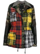Philipp Plein Tartan Parka - Green