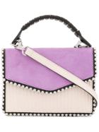 Les Petits Joueurs Metal Beaded Trim Tote - Neutrals