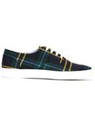 Comme Des Garcons Shirt Checked Low Top Sneakers