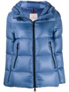 Moncler Zip-front Puffer Jacket - Blue