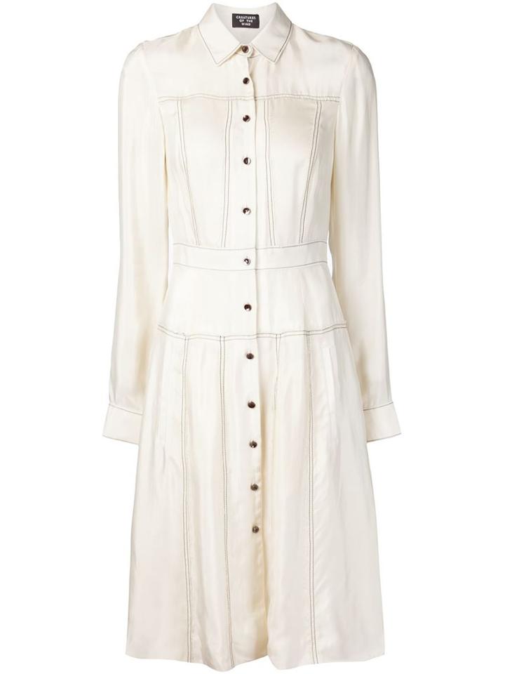 Creatures Of The Wind 'duval' Dress, Women's, Size: 8, White, Cupro