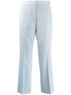 Stella Mccartney Cropped Tailored Trousers - Blue
