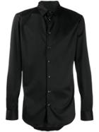 Giorgio Armani Long Sleeve Shirt - Black