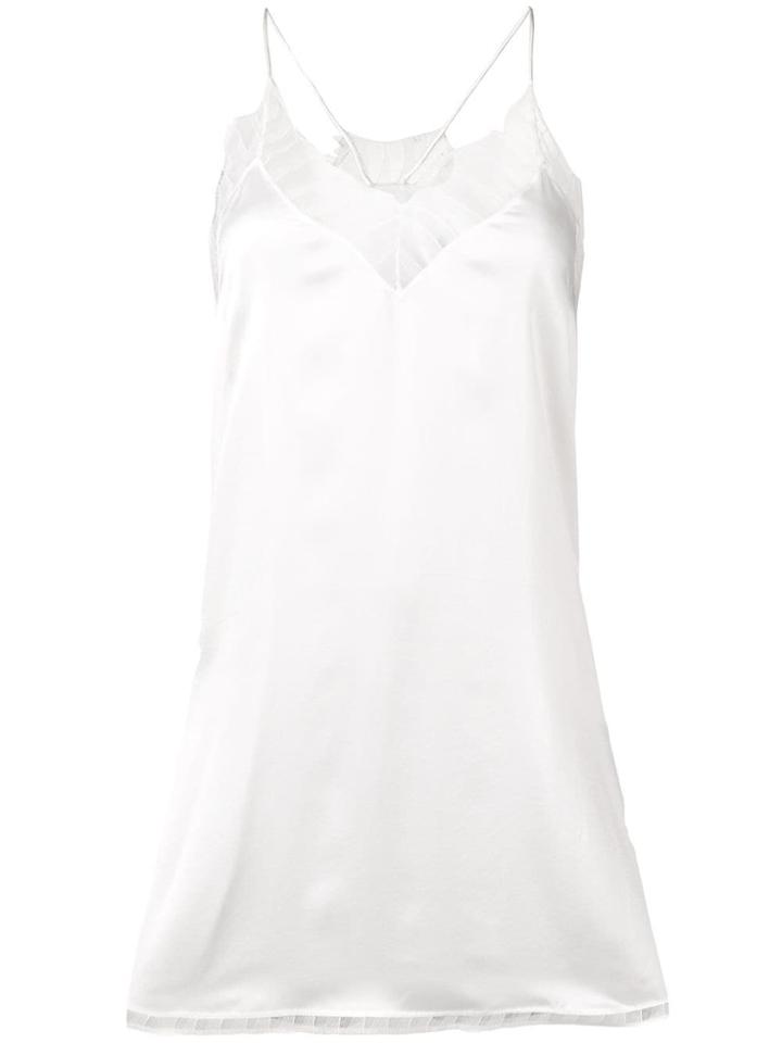Iro Sheer Detail Dress - White