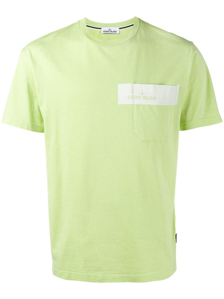 Stone Island Short Sleeve T-shirt, Men's, Size: Large, Green, Cotton