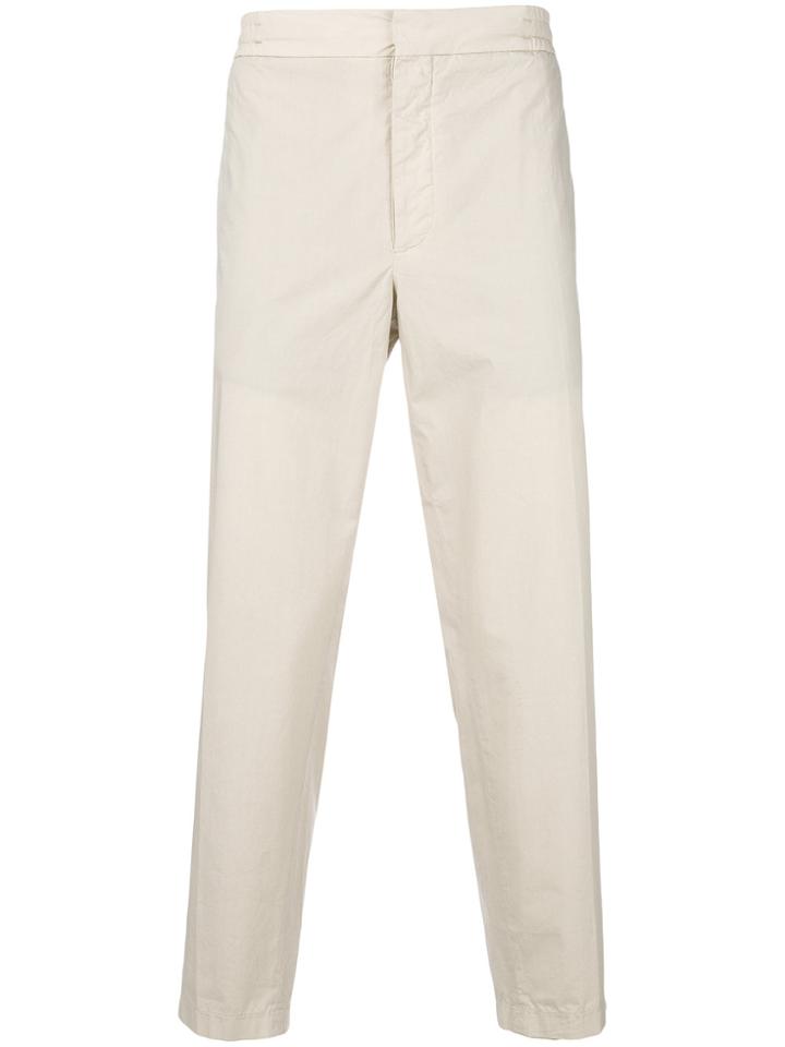 Barena Cropped Straight Leg Trousers - Nude & Neutrals