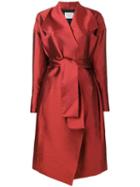 Poiret Belted Coatbelted Coat - Red