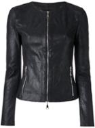 Drome - Zipped Jacket - Women - Leather - L, Black, Leather