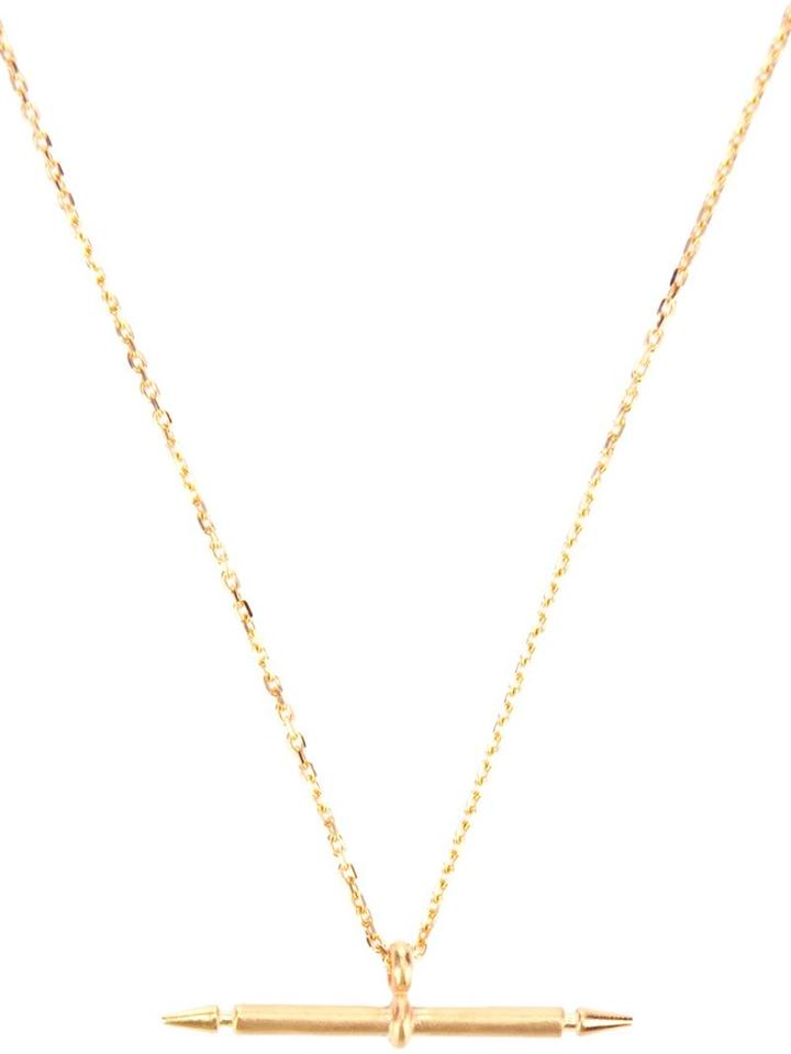 Maria Black 'spear' Necklace, Women's, Metallic