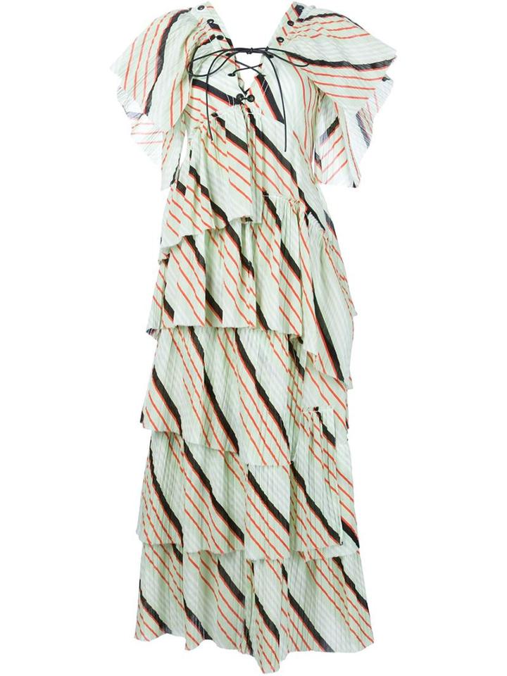 Sonia Rykiel Stripe Tiered Dress