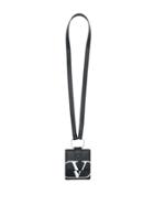 Valentino Valentino Garavani Go Logo Neck Wallet - Black