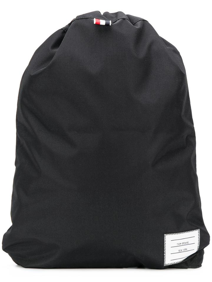 Thom Browne Drawcord Backpack - Black