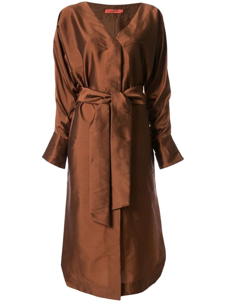 Manning Cartell Tie Waist Midi Dress - Brown