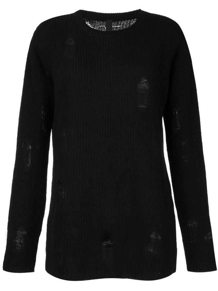 First Aid To The Injured Colli Knit Jumper - Black