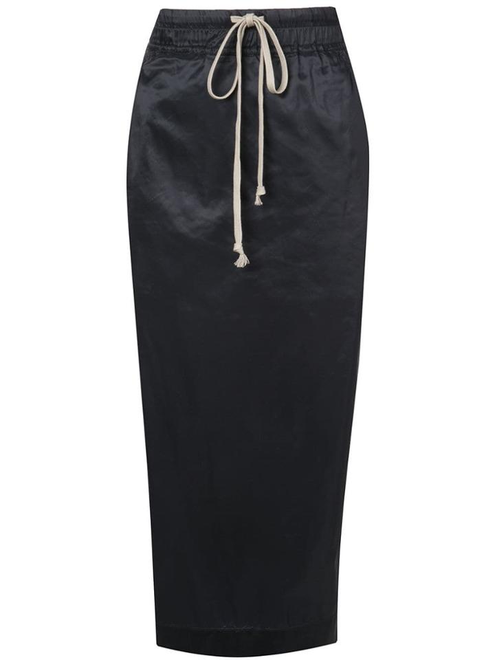 Rick Owens Drkshdw Soft Pillar Pencil Skirt - Blue