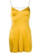 Alexa Chung Crystal-embellished Dress - Yellow