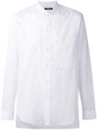 Balmain Classic Shirt, Men's, Size: 41, White, Cotton