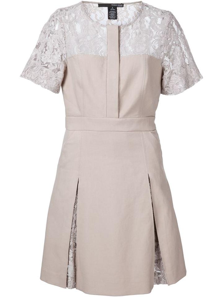 Thomas Wylde Panelled 'cypress' Dress