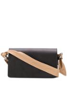 Mm6 Maison Margiela Contrasting Strap Mini Tote Bag - Black