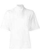 Acne Studios Cropped Boxy Fit T-shirt - White