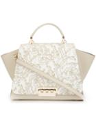 Zac Zac Posen 'eartha Iconic Top Handle' Tote, Women's, Nude/neutrals, Calf Leather