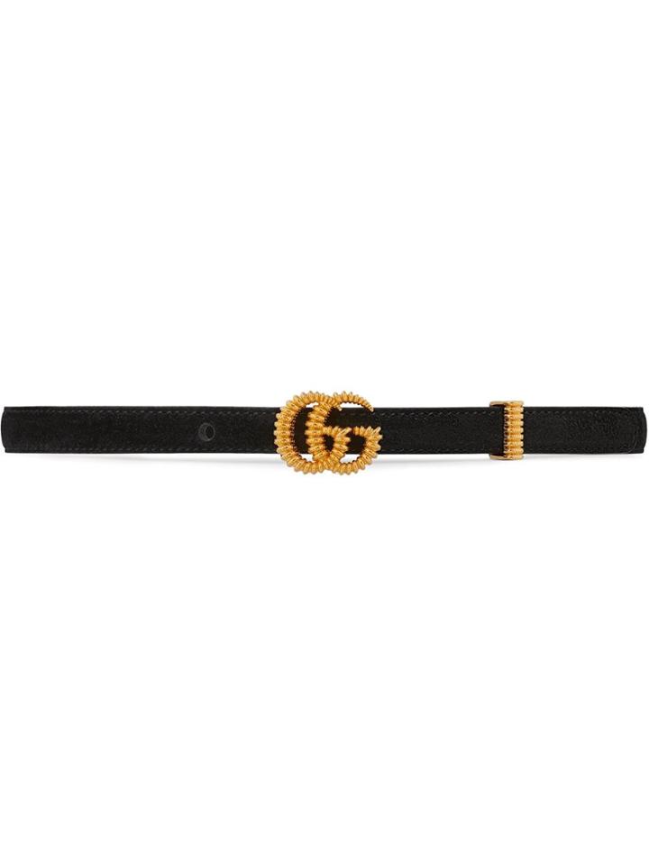 Gucci Torchon Gg Belt - Black