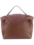 Jil Sander - Large Hill Tote - Women - Calf Leather - One Size, Brown, Calf Leather