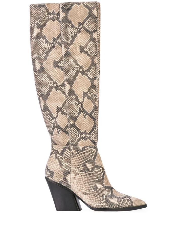 Dolce Vita Isobel Python Boots - Neutrals