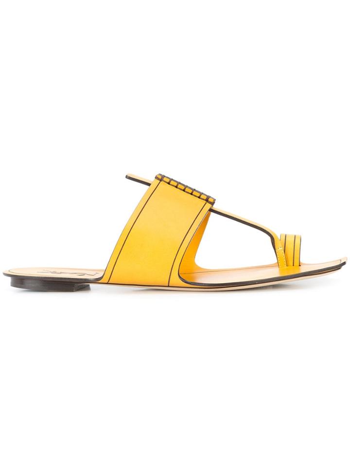 Saint Laurent Saba Sandals - Yellow