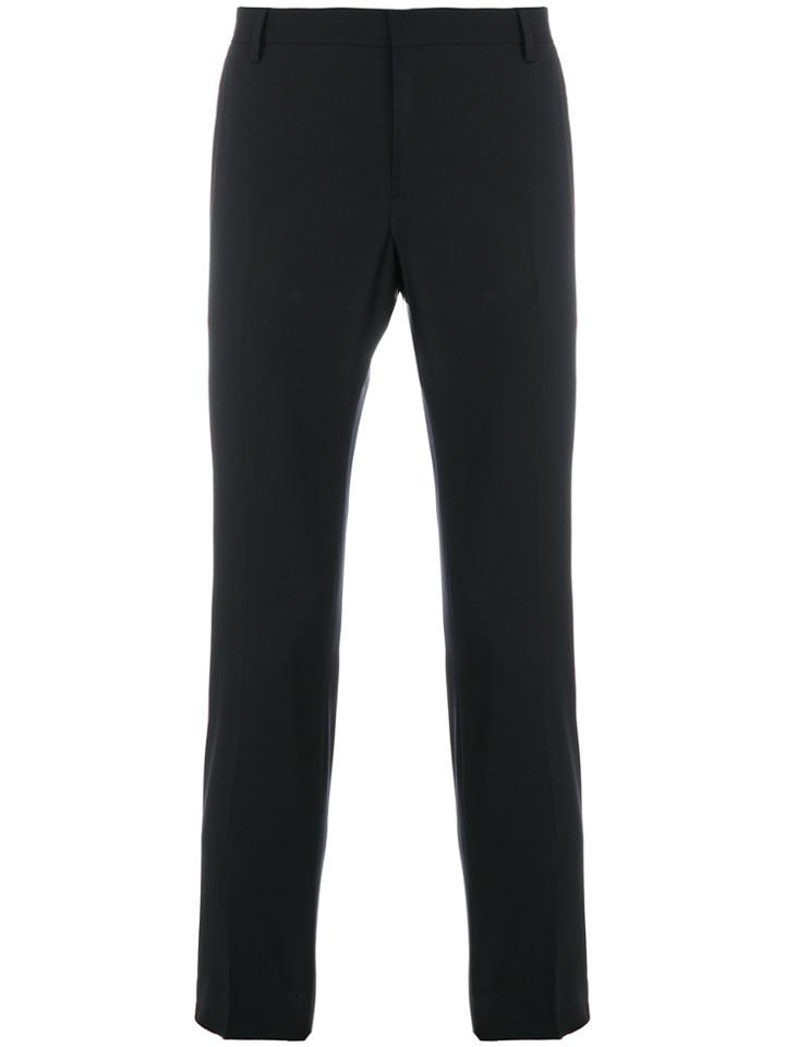 Entre Amis Tailored Fitted Trousers - Blue