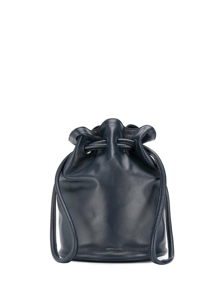 Mansur Gavriel Drawstring Pouch - Blue