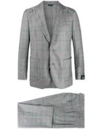 Tombolini Fitted Single-breasted Suit - Grey