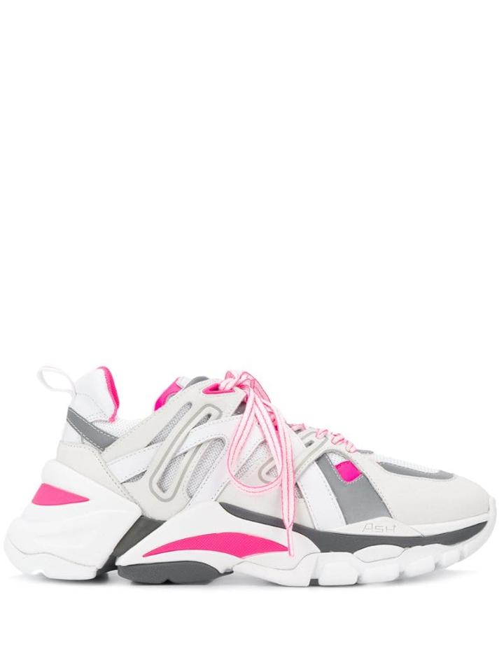 Ash Flash Panelled Sneakers - White