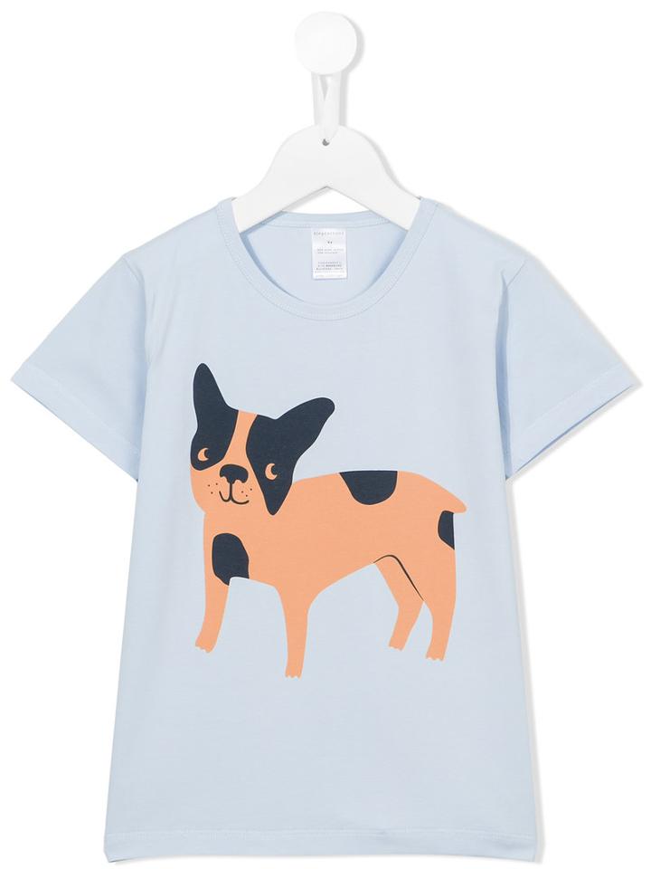 Tiny Cottons Dog Print T-shirt, Boy's, Size: 10 Yrs, Blue