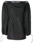 Palm Angels Off-shoulder Mini Dress - Black