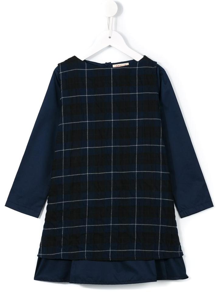 Amelia Milano 'viky' Layered Dress, Girl's, Size: 10 Yrs, Blue
