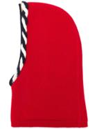Gucci Cashmere Knitted Balaclava - Red