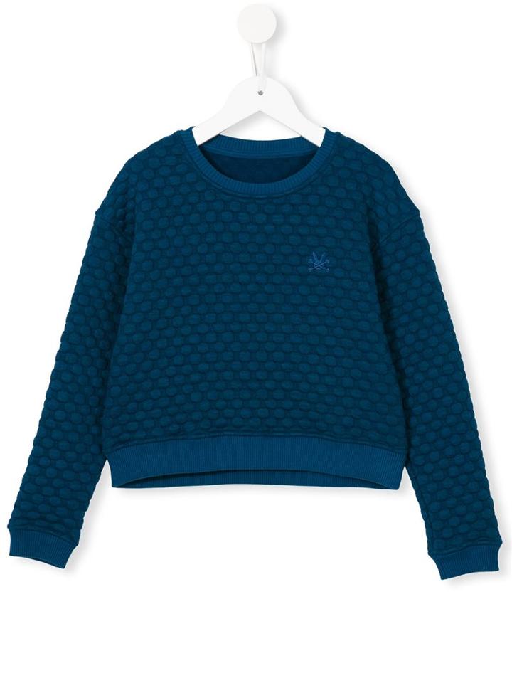 No Added Sugar 'touchy Feely' Sweatshirt, Girl's, Size: 7 Yrs, Blue